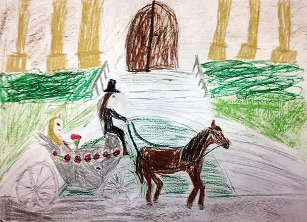 Welterbe Baden-Baden und seine jungen Künstler – Motiv von Lenja, 8 Jahre alt