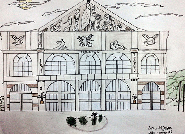 Welterbe Baden-Baden und seine jungen Künstler – Motiv von Leon, 11 Jahre alt