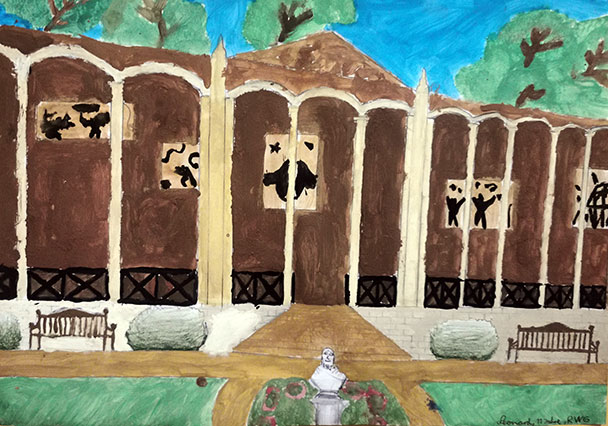 Welterbe Baden-Baden und seine jungen Künstler – Motiv von Leonard, 11 Jahre alt