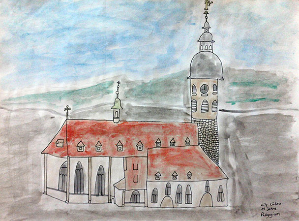 Welterbe Baden-Baden und seine jungen Künstler – Motiv von Lily, 11 Jahre alt Welterbe Baden-Baden und seine jungen Künstler – Motiv von Lily, 11 Jahre alt