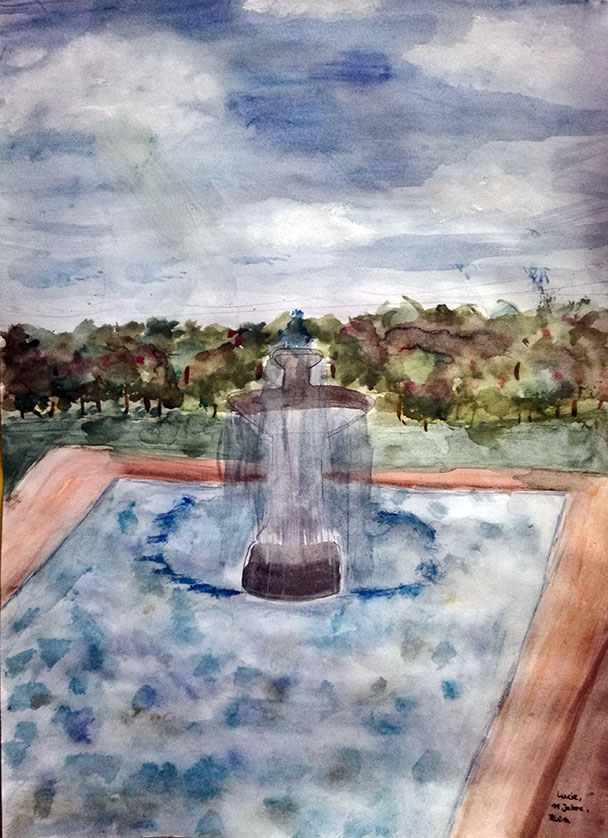 Welterbe Baden-Baden und seine jungen Künstler – Motiv von Lucie, 11 Jahre alt Welterbe Baden-Baden und seine jungen Künstler – Motiv von Lucie, 11 Jahre alt