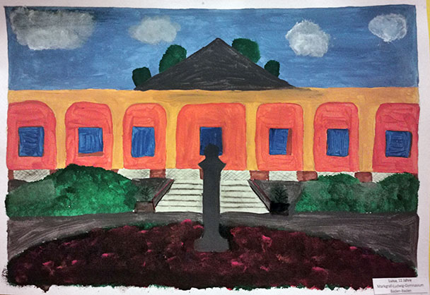 Welterbe Baden-Baden und seine jungen Künstler – Motiv von Luisa, 11 Jahre alt Welterbe Baden-Baden und seine jungen Künstler – Motiv von Luisa, 11 Jahre alt