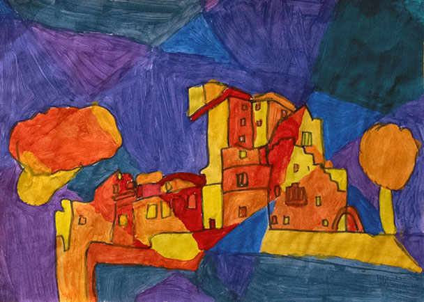 Welterbe Baden-Baden und seine jungen Künstler – Motiv von Maja, 13 Jahre alt