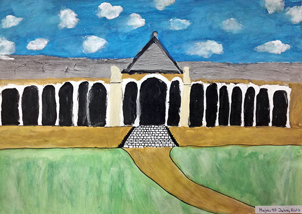 Welterbe Baden-Baden und seine jungen Künstler – Motiv von Maja, 10 Jahre alt.