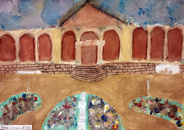 Welterbe Baden-Baden und seine jungen Künstler – Motiv von Manas, 10 Jahre alt