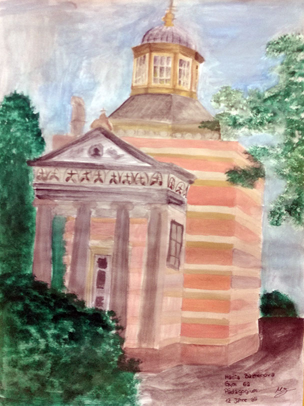 Welterbe Baden-Baden und seine jungen Künstler – Motiv von Maria, 12 Jahre alt