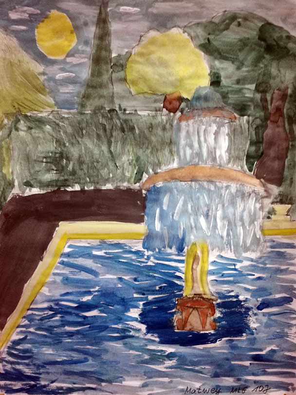 Welterbe Baden-Baden und seine jungen Künstler – Motiv von Matwey, 10 Jahre alt