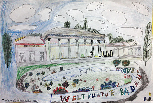 Welterbe Baden-Baden und seine jungen Künstler – Motiv von Maya, 9 Jahre alt
