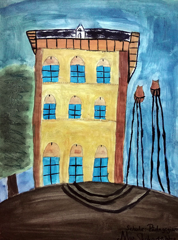 Welterbe Baden-Baden und seine jungen Künstler – Motiv von Mia, 11 Jahre alt