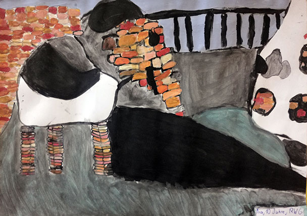 Welterbe Baden-Baden und seine jungen Künstler – Motiv von Mia, 10 Jahre alt