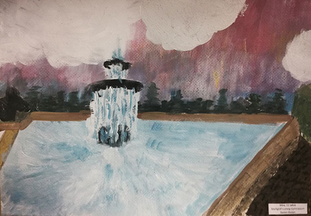 Welterbe Baden-Baden und seine jungen Künstler – Motiv von Mira, 11 Jahre alt Welterbe Baden-Baden und seine jungen Künstler – Motiv von Mira, 11 Jahre alt