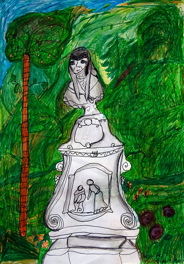 Welterbe Baden-Baden und seine jungen Künstler – Motiv von Molli, 11 Jahre alt Welterbe Baden-Baden und seine jungen Künstler – Motiv von Molli, 11 Jahre alt