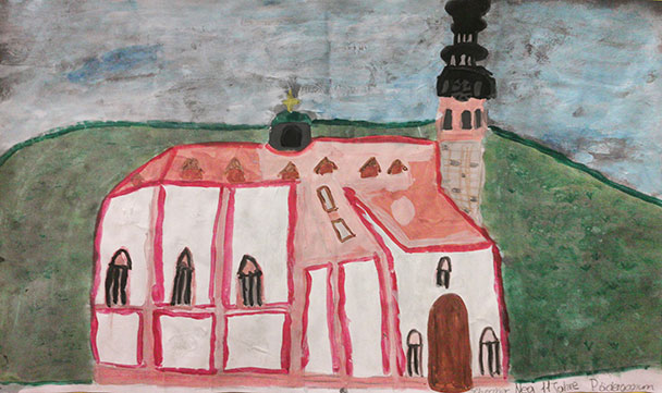 Welterbe Baden-Baden und seine jungen Künstler – Motiv von Nea, 11 Jahre alt Welterbe Baden-Baden und seine jungen Künstler – Motiv von Nea, 11 Jahre alt