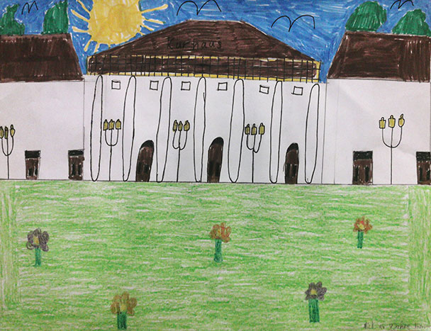 Welterbe Baden-Baden und seine jungen Künstler – Motiv von Nick, 9 Jahre alt Welterbe Baden-Baden und seine jungen Künstler – Motiv von Nick, 9 Jahre alt