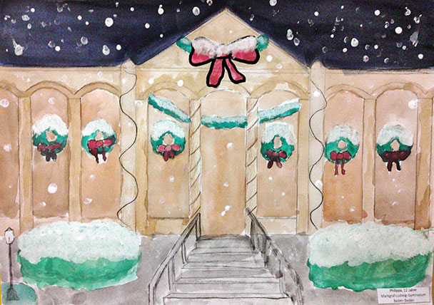 Welterbe Baden-Baden und seine jungen Künstler – Motiv von Philippa, 12 Jahre alt Welterbe Baden-Baden und seine jungen Künstler – Motiv von Philippa, 12 Jahre alt