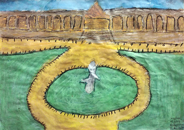 Welterbe Baden-Baden und seine jungen Künstler – Motiv von Raphael, 11 Jahre alt Welterbe Baden-Baden und seine jungen Künstler – Motiv von Raphael, 11 Jahre alt