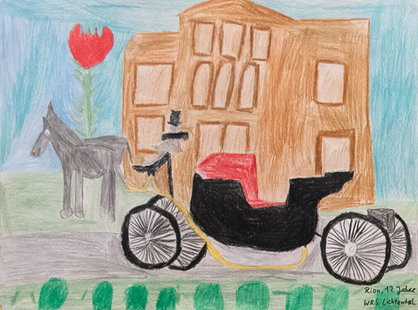 Welterbe Baden-Baden und seine jungen Künstler – Motiv von Rion, 12 Jahre alt