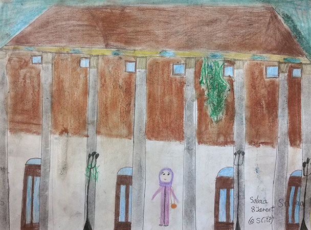 Welterbe Baden-Baden und seine jungen Künstler – Motiv von Sabaa, 8 Jahre alt Welterbe Baden-Baden und seine jungen Künstler – Motiv von Sabaa, 8 Jahre alt