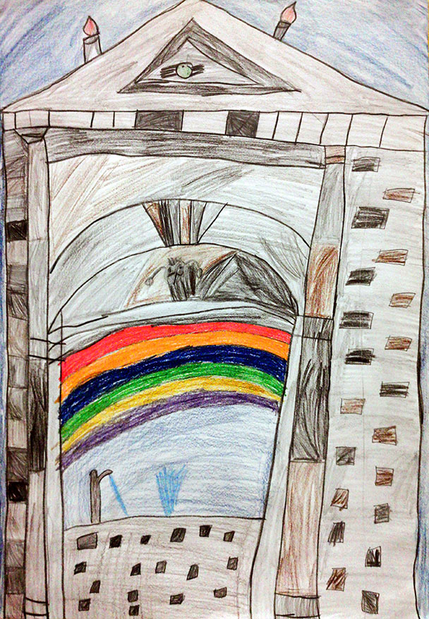 Welterbe Baden-Baden und seine jungen Künstler – Motiv von Silvia, 8 Jahre alt