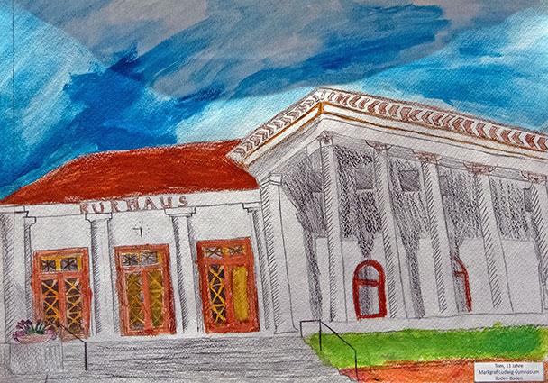 Welterbe Baden-Baden und seine jungen Künstler – Motiv von Tom, 11 Jahre alt