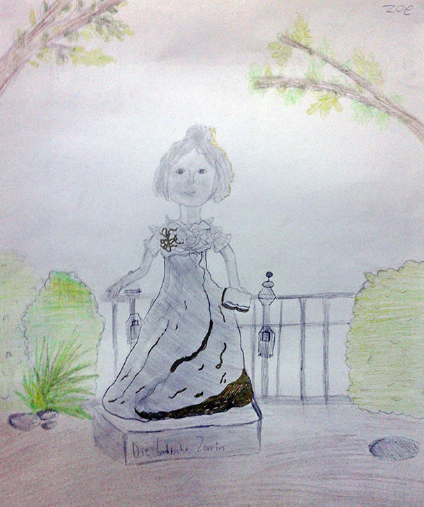 Welterbe Baden-Baden und seine jungen Künstler – Motiv von Zoe, 9 Jahre alt