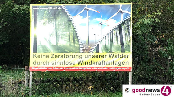 Wald, Klima und Windkraft in Baden-Baden – „Bürgerinitiative Windkraftfreies Grobbachtal“ lädt zum Informationsabend in den Auerhahn