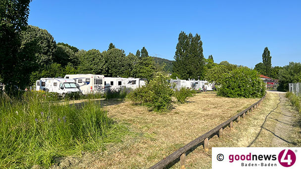 Noch mehr Wohnmobile in Baden-Baden – Baumaßnahmen auf Wohnmobilparkplatz